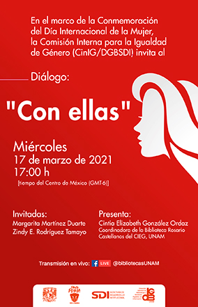 Cartel promocional: Diálogo: "Con ellas"