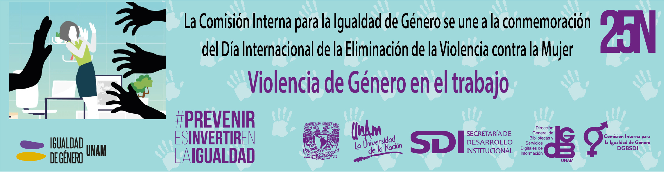Violencia de género en el trabajo. 25 de noviembre. Día Internacional de la Eliminación de la Violencia contra las Mujeres