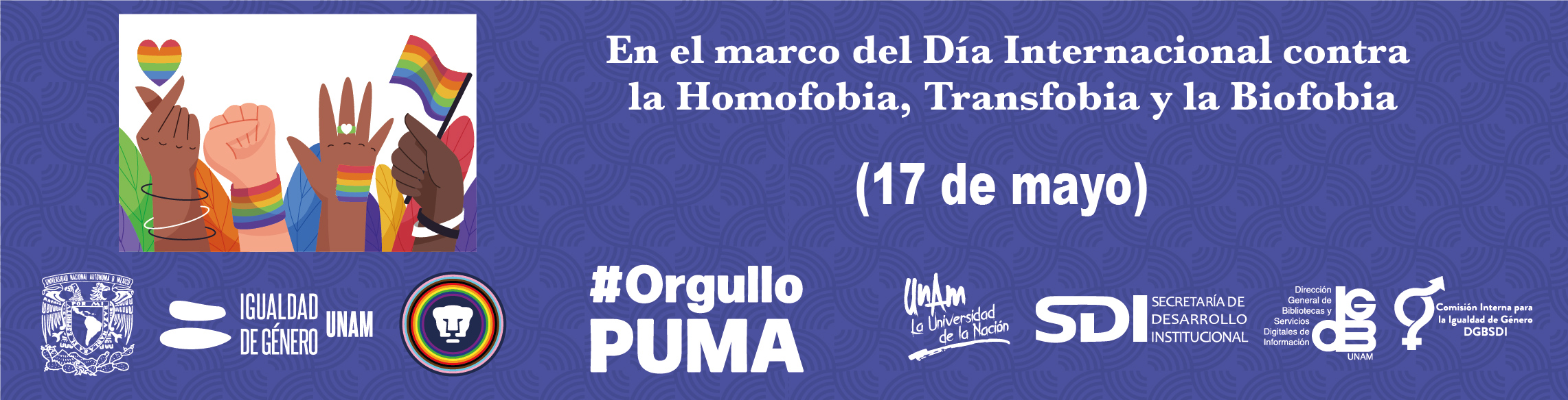 En el marco del Día Internacional contra la Homofobia, Transfobia y Bifobia (17 de mayo)